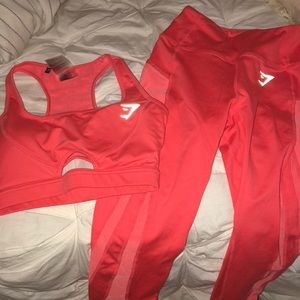 Gym Shark Sports Bra and matching leggings
